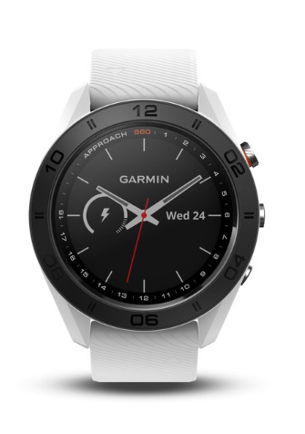 Garmin Approach S60, White, Golf GPS Smartwatch & Rangefinder (010-01702-01)