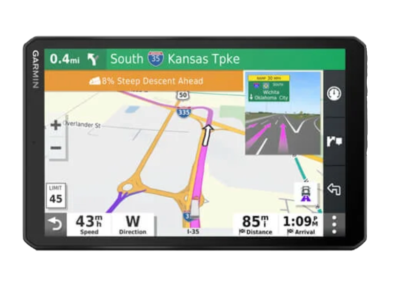 Garmin Dezl OTR800, navigateur GPS pour camion avec écran de 8 pouces (remis à neuf certifié Garmin)