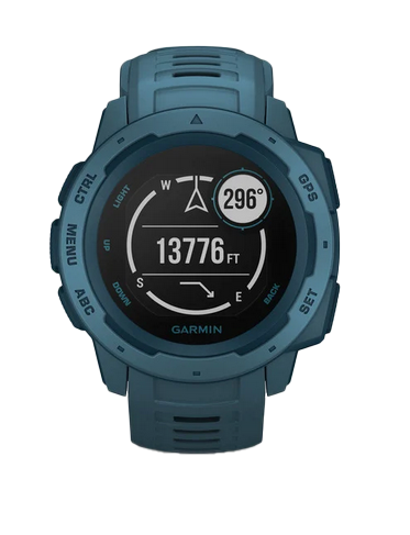 Montre connectée GPS robuste Garmin Instinct, Lakeside Blue (reconditionnée et certifiée Garmin)