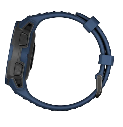 Montre connectée GPS robuste Garmin Instinct Solar, Tidal Blue (reconditionnée et certifiée Garmin)