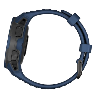 Montre connectée GPS robuste Garmin Instinct Solar, Tidal Blue (reconditionnée et certifiée Garmin)