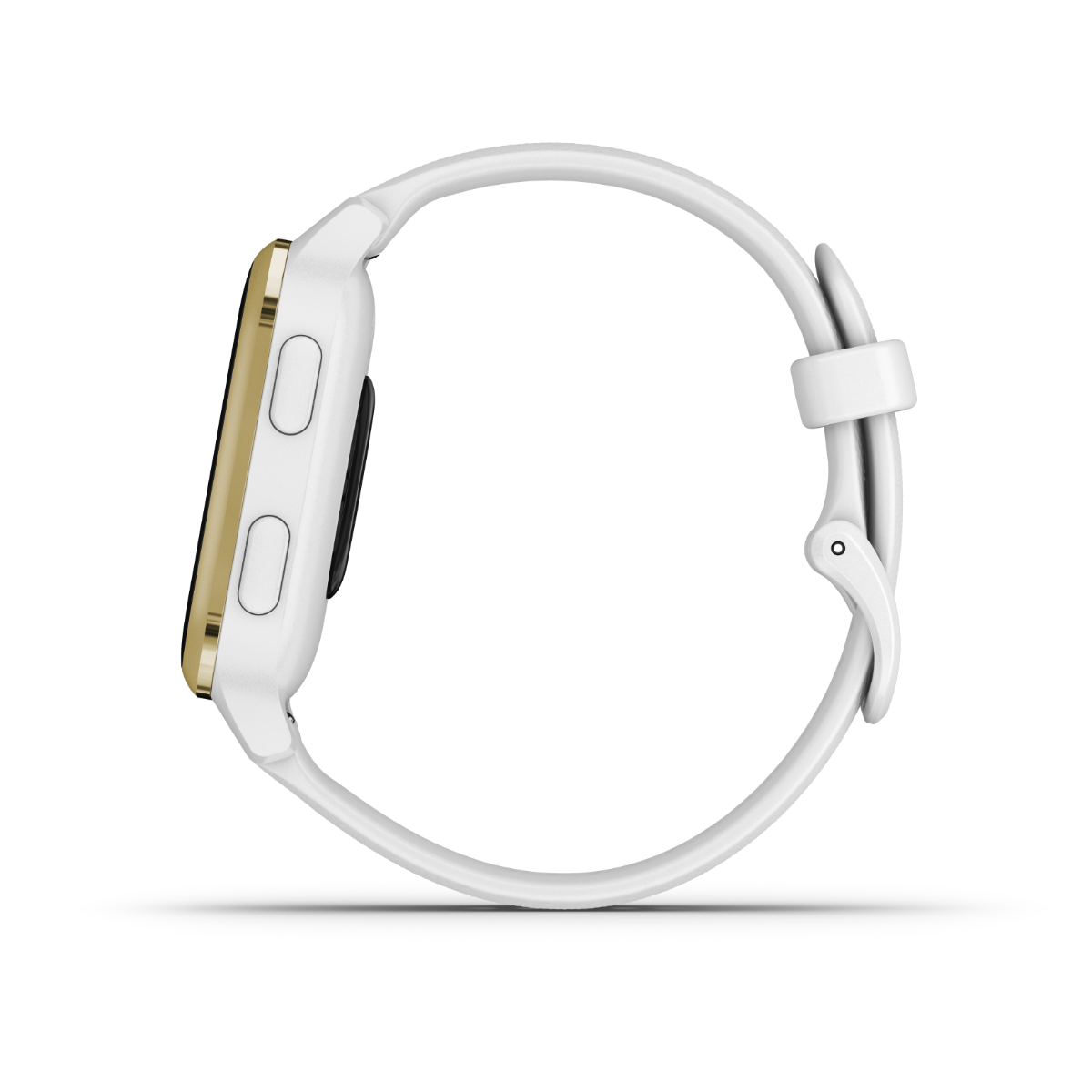 Garmin Venu Sq, White with Light Gold Bezel (010-02427-01)