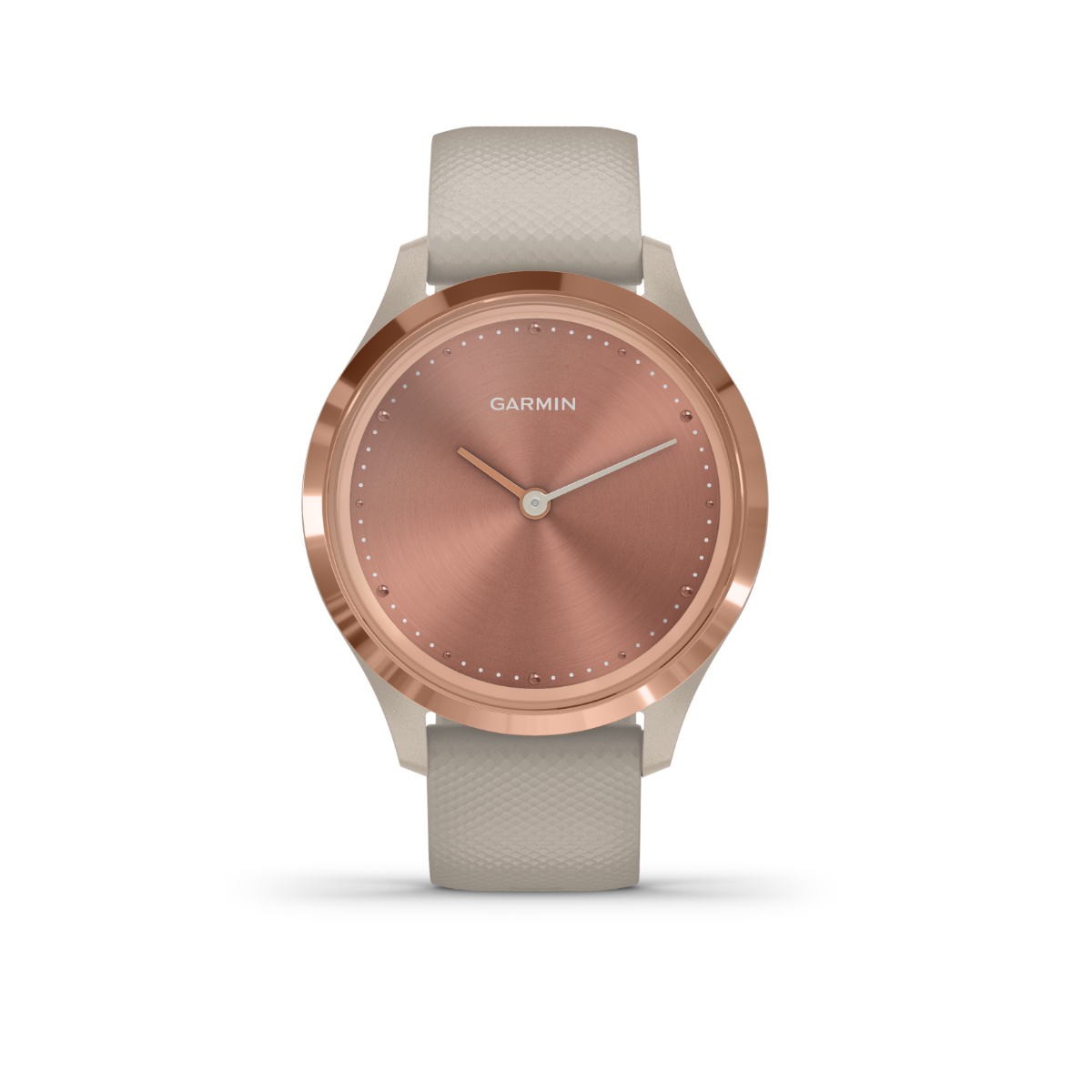 Garmin Vívomove 3S, or rose avec bracelet sable clair, montre connectée GPS (reconditionnée certifiée Garmin)