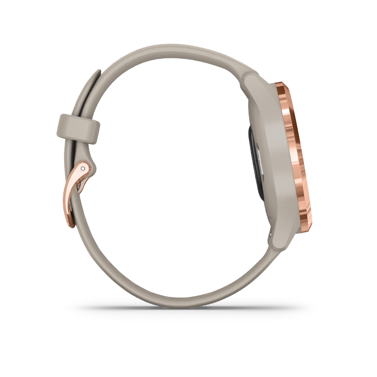 Garmin Vívomove 3S, or rose avec bracelet sable clair, montre connectée GPS (reconditionnée certifiée Garmin)