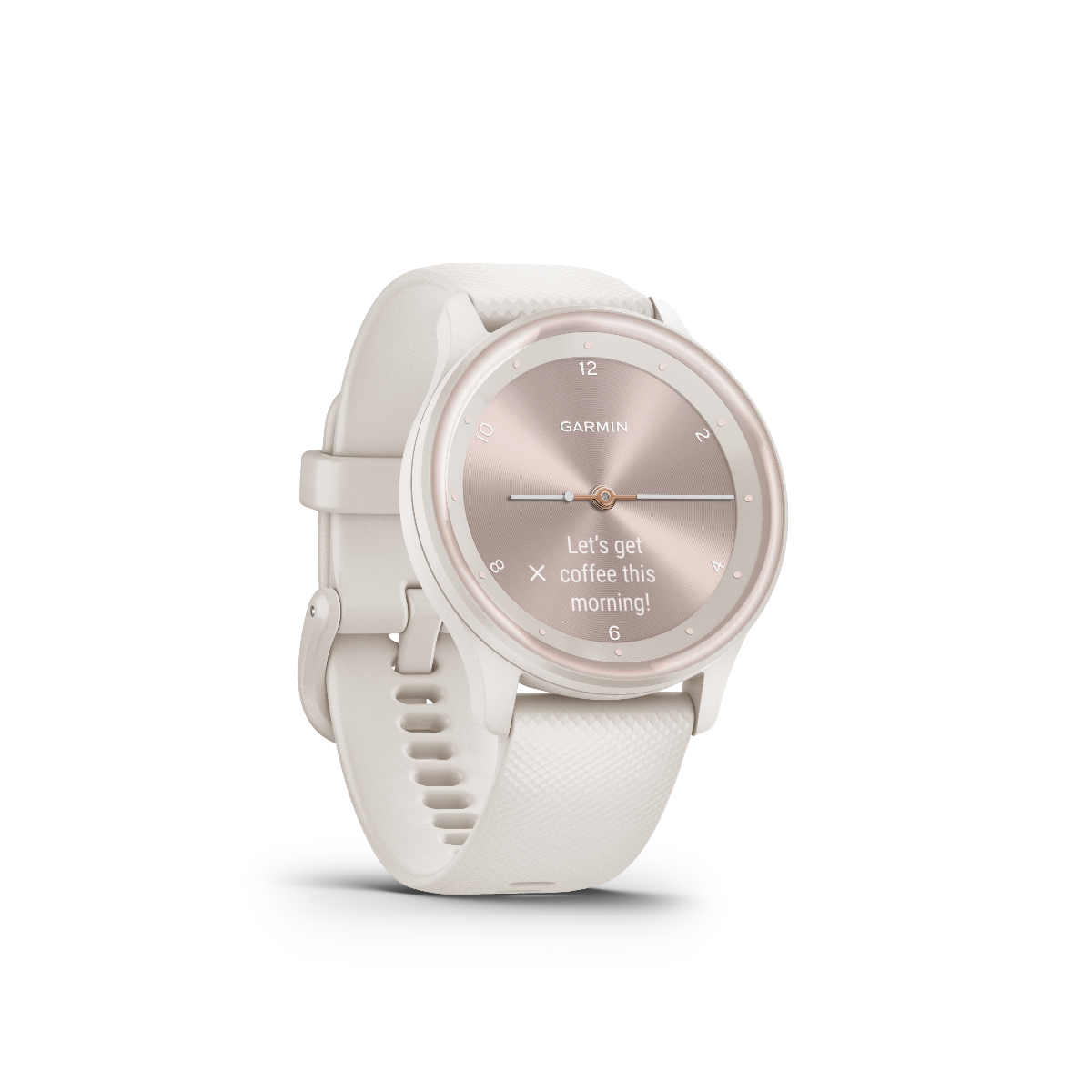 Garmin Vivomove Sport Ivoire avec accents pêche/or (010-02566-01)