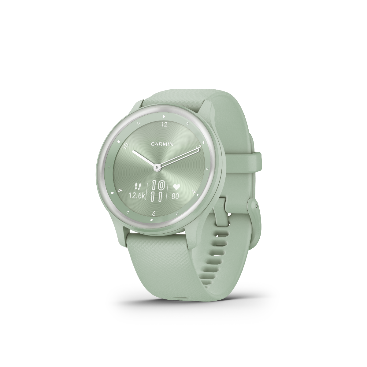 Garmin Vivomove Sport Cool Mint avec accents argentés (010-02566-03)