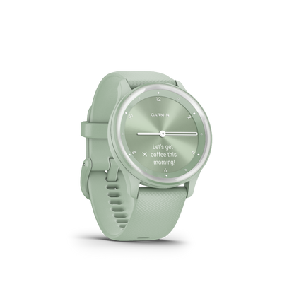 Garmin Vivomove Sport Cool Mint avec accents argentés (010-02566-03)